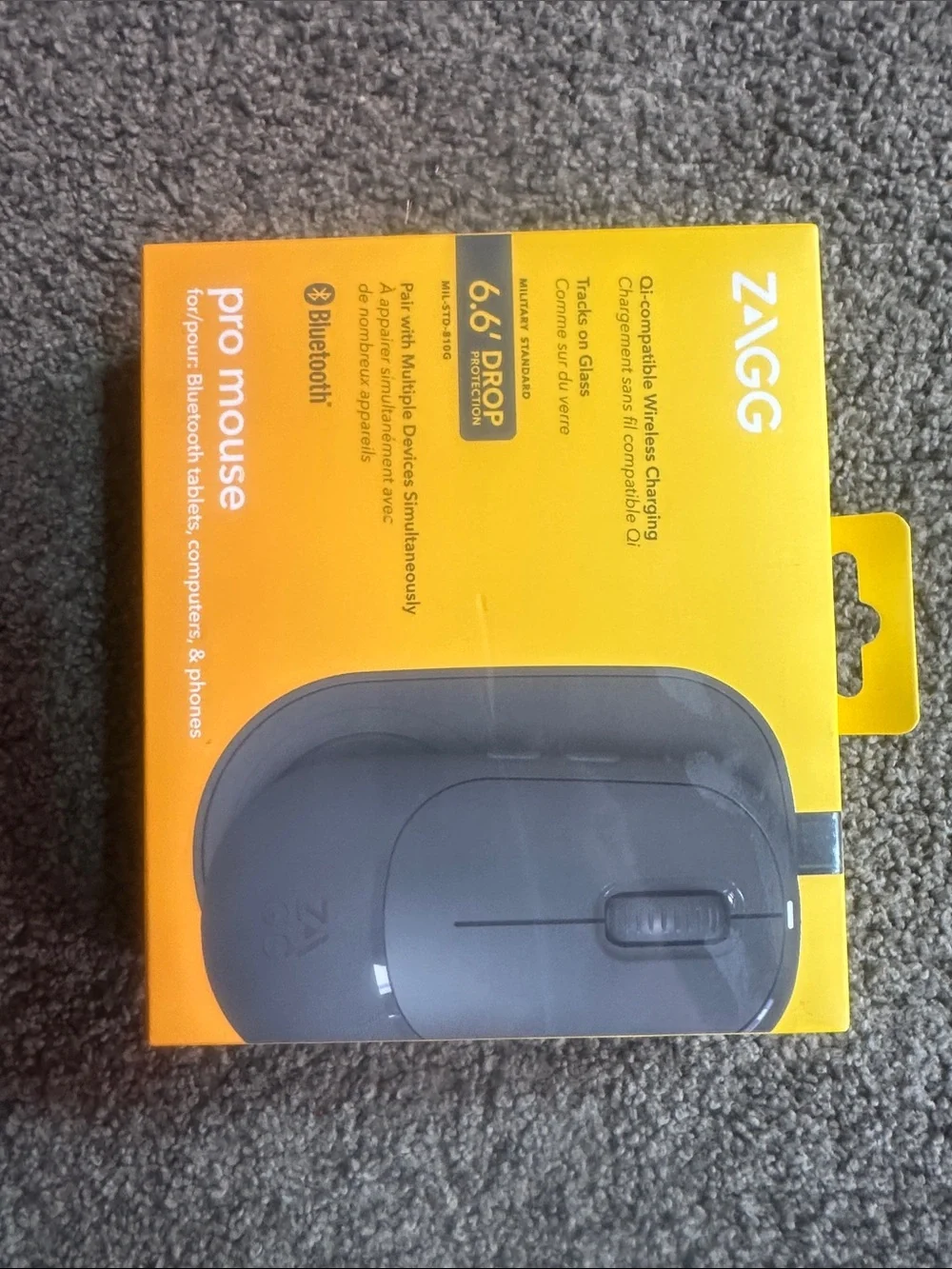 ZAGG Pro Mouse Bluetooth Wireless- Black